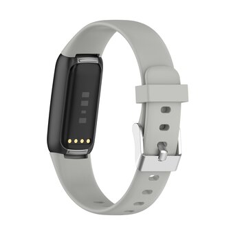 Fitbit Luxe - Sportbandje met gesp - Maat: Large - Grijs