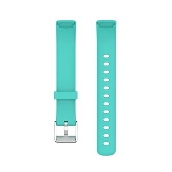 Fitbit Luxe - Sportbandje met gesp - Maat: Large - Turquoise