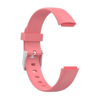 Fitbit Luxe - Sportbandje met gesp - Maat: Large - Roze