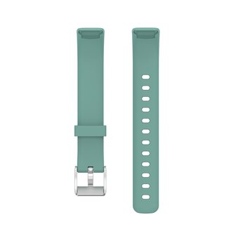 Fitbit Luxe - Sportbandje met gesp - Maat: Large - Groen