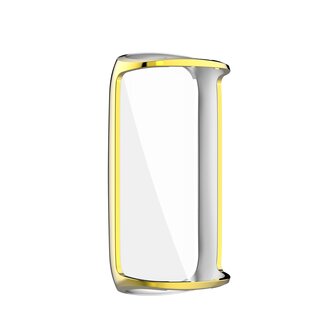 Fitbit Luxe - TPU case (volledig beschermd) - Goud