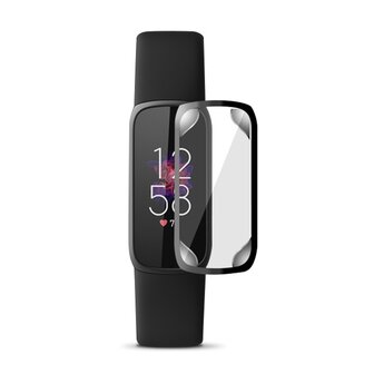 Fitbit Luxe - TPU case (volledig beschermd) - Zwart