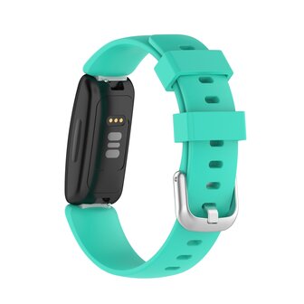 Fitbit Inspire 2 &amp; Ace 3 - Sportbandje met gesp - Maat: Large - Mint groen