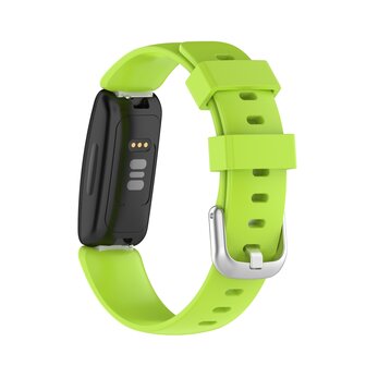 Fitbit Inspire 2 &amp; Ace 3 - Sportbandje met gesp - Maat: Large - Groen