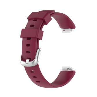 Fitbit Inspire 2 &amp; Ace 3 - Sportbandje met gesp - Maat: Large - Bordeaux