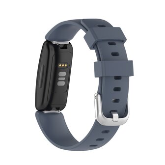 Fitbit Inspire 2 &amp; Ace 3 - Sportbandje met gesp - Maat: Large - Grijs