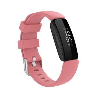 Fitbit Inspire 2 &amp; Ace 3 - Sportbandje met gesp - Maat: Large - Oudroze