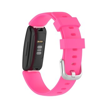 Fitbit Inspire 2 &amp; Ace 3 - Sportbandje met gesp - Maat: Large - Roze