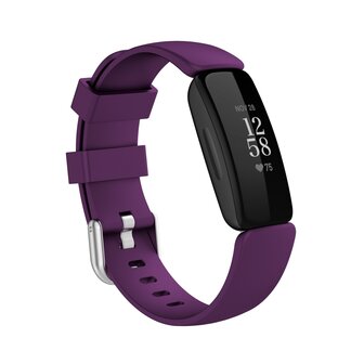 Fitbit Inspire 2 &amp; Ace 3 - Sportbandje met gesp - Maat: Small - Paars