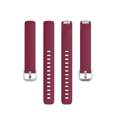 Fitbit Inspire 2 & Ace 3 - Sportbandje met gesp - Maat: Large - Bordeaux