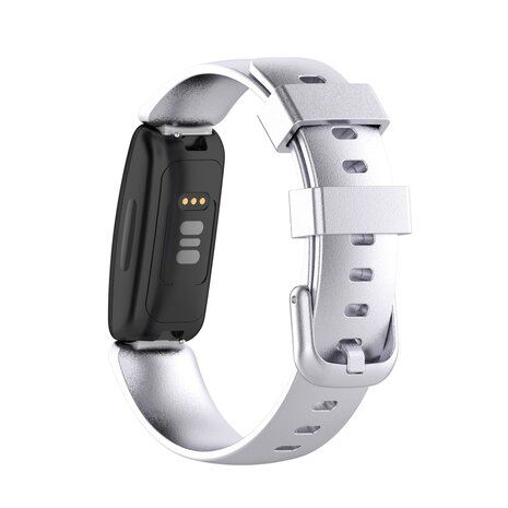 Fitbit Inspire 2 & Ace 3 - Sportbandje met gesp - Maat: Small - Zilver