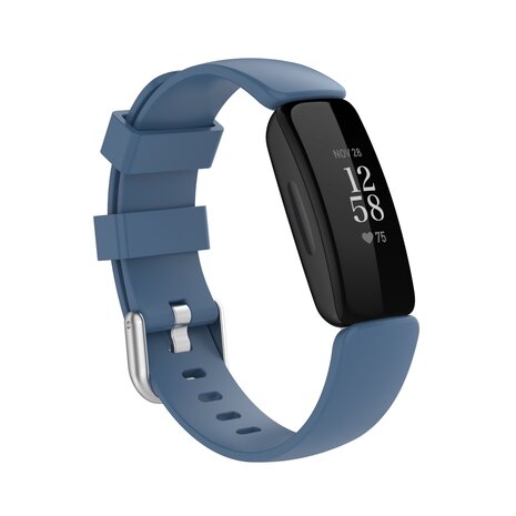 Fitbit Inspire 2 & Ace 3 - Sportbandje met gesp - Maat: Small - Blauw