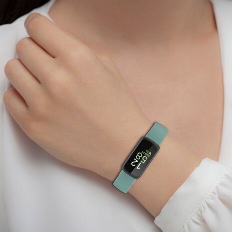 Fitbit Inspire 3 - Sportbandje met gesp - Maat: Small - Teal