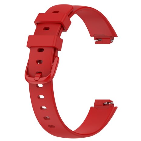 Fitbit Inspire 3 - Sportbandje met gesp - Maat: Large - Rood